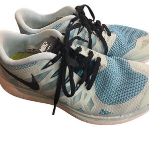 Nike Free 5.0 Women's Size 9.5 Running Shoes Blue Black